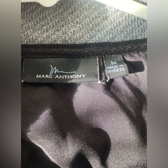 Marc Anthony Jacket Men's Size Medium Full Zip Front Mock Neck Chest Pockets - Picture 4 of 4